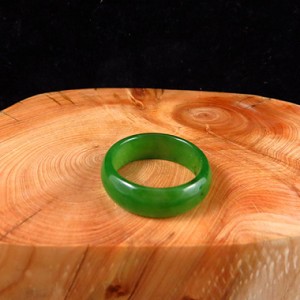 [已售]和田玉老玉网和田玉碧玉戒指指环玉佩雕件天然保真