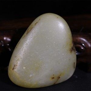 新疆和田玉青玉籽料原石原料手把件玉佩雕件原石天然玉石
