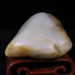 新疆和田玉白玉籽料原石原料手把件雕刻石材天然玉石
